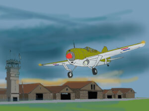 Boonstoppel landt op Andir